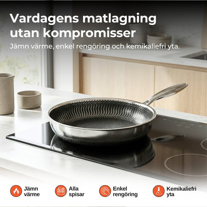 Hyllvik™ - Hybrid Stekpanna