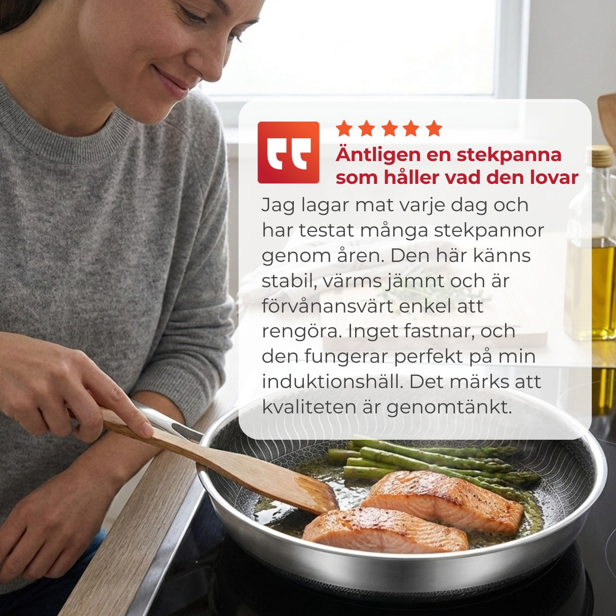 Hyllvik™ - Hybrid Stekpanna